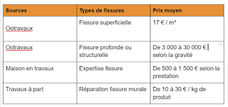 expert fissure prix