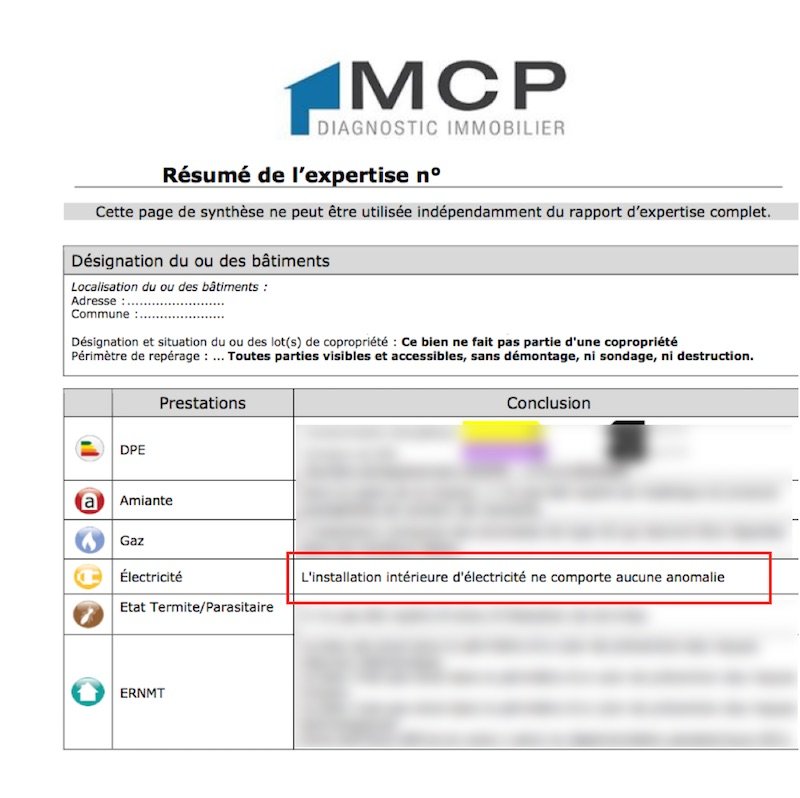 controle obligatoire pour vente maison