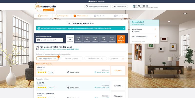 diagnostic immobilier en ligne